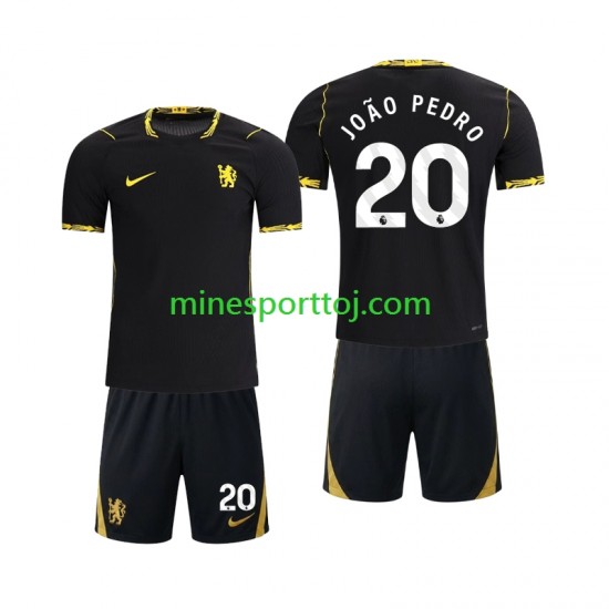 Chlesea Joao Pedro 20 Børne Udebane Fodboldtrøje 2026-2027 Lange Ærmer