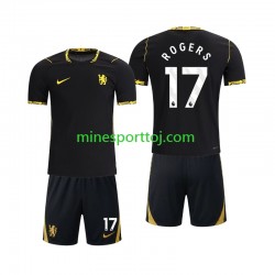 Chlesea Morgan Rogers 17 Børne Udebane Fodboldtrøje 2026-2027 Lange Ærmer