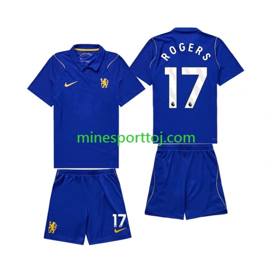 Chlesea Morgan Rogers 17 Børne Hjemmebane Fodboldtrøje 2026-2027 Lange Ærmer