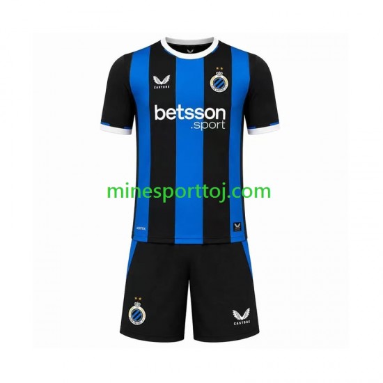 Club Brugge Børne Hjemmebane Fodboldtrøje 2026-2027 Lange Ærmer