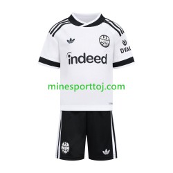 Eintracht Frankfurt Børne Udebane Fodboldtrøje 2026-2027 Lange Ærmer