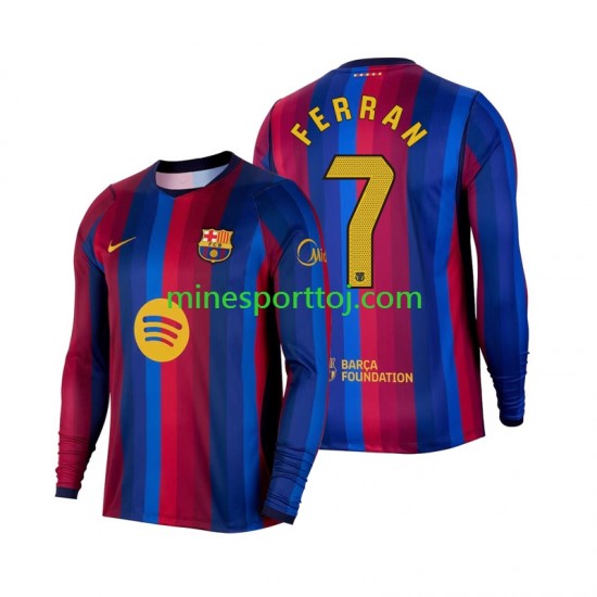 FC Barcelona Ferran Torres 7 Herre Hjemmebane Fodboldtrøje 2026-2027 med Korte Ærmer