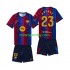 FC Barcelona Jules Kounde 23 Børne Hjemmebane Fodboldtrøje 2026-2027 Lange Ærmer