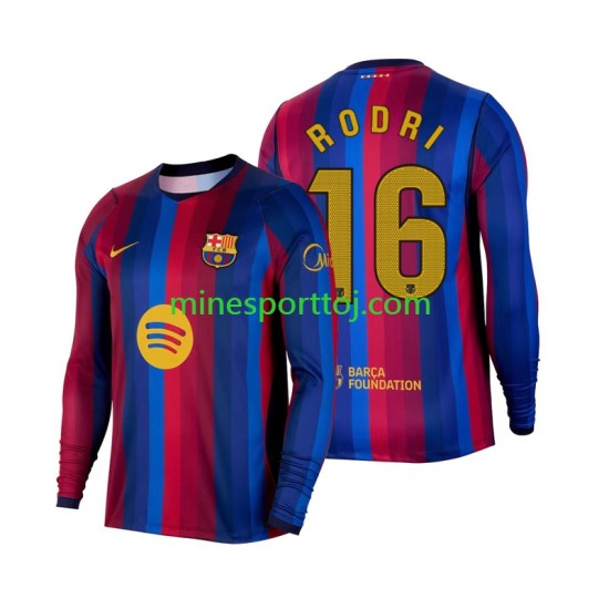 FC Barcelona Rodri 16 Herre Hjemmebane Fodboldtrøje 2026-2027 med Korte Ærmer