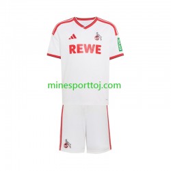 FC Köln Børne Hjemmebane Fodboldtrøje 2026-2027 Lange Ærmer
