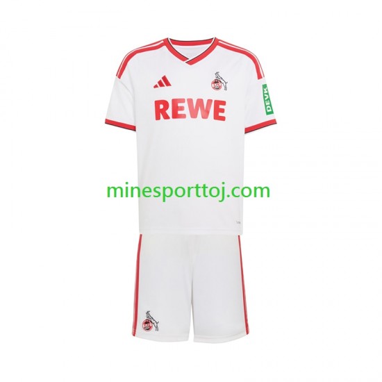 FC Köln Børne Hjemmebane Fodboldtrøje 2026-2027 Lange Ærmer