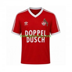 FC Köln 1984 1985 Herre Retro Udebane Fodboldtrøje Lange Ærmer