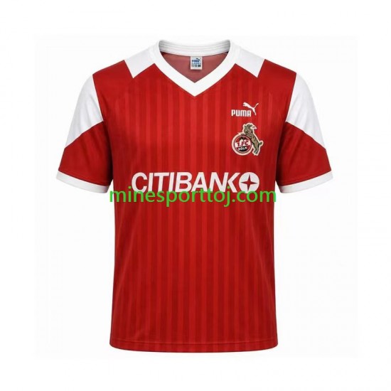 FC Köln 1992 1993 Herre Retro Udebane Fodboldtrøje Lange Ærmer