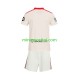 Sevilla FC Børne Retro Hjemmebane Fodboldtrøje 2025-2026 Lange Ærmer