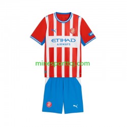 Girona Børne Hjemmebane Fodboldtrøje 2026-2027 Lange Ærmer