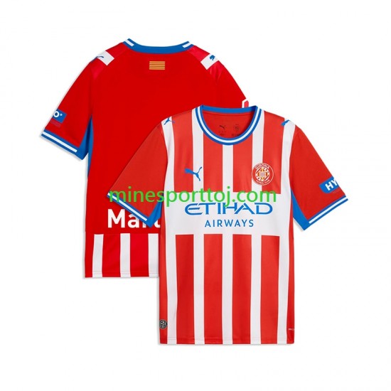 Girona Herre Hjemmebane Fodboldtrøje 2026-2027 Lange Ærmer