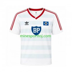 Hamburger SV 1986 Herre Retro Udebane Fodboldtrøje Lange Ærmer