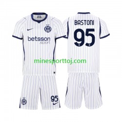 Inter Milan Alessandro Bastoni 95 Børne Udebane Fodboldtrøje 2026-2027 Lange Ærmer