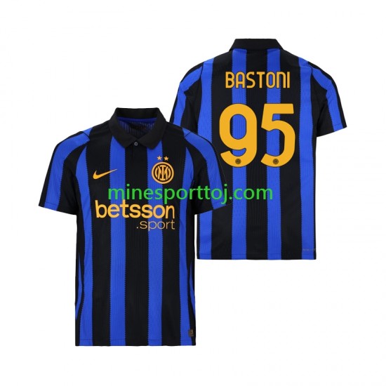 Inter Milan Alessandro Bastoni 95 Herre Hjemmebane Fodboldtrøje 2026-2027 Lange Ærmer