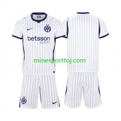 Inter Milan Børne Udebane Fodboldtrøje 2026-2027 Lange Ærmer