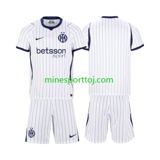 Inter Milan Børne Udebane Fodboldtrøje 2026-2027 Lange Ærmer