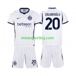 Inter Milan Hakan Calhanoglu 20 Børne Udebane Fodboldtrøje 2026-2027 Lange Ærmer