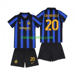 Inter Milan Hakan Calhanoglu 20 Børne Hjemmebane Fodboldtrøje 2026-2027 Lange Ærmer