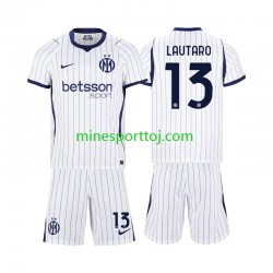Inter Milan Lautaro Martinez 13 Børne Udebane Fodboldtrøje 2026-2027 Lange Ærmer