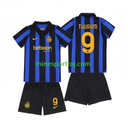 Inter Milan Marcus Thuram 9 Børne Hjemmebane Fodboldtrøje 2026-2027 Lange Ærmer