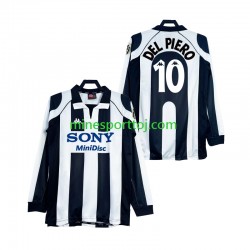Juventus DEL PIERO 10 1997 1998 Herre Retro Hjemmebane Fodboldtrøje med Korte Ærmer