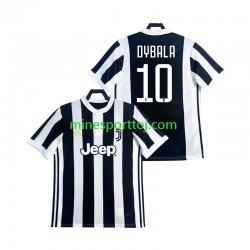 Juventus DYBALA 21 2017 2018 Herre Retro Hjemmebane Fodboldtrøje Lange Ærmer