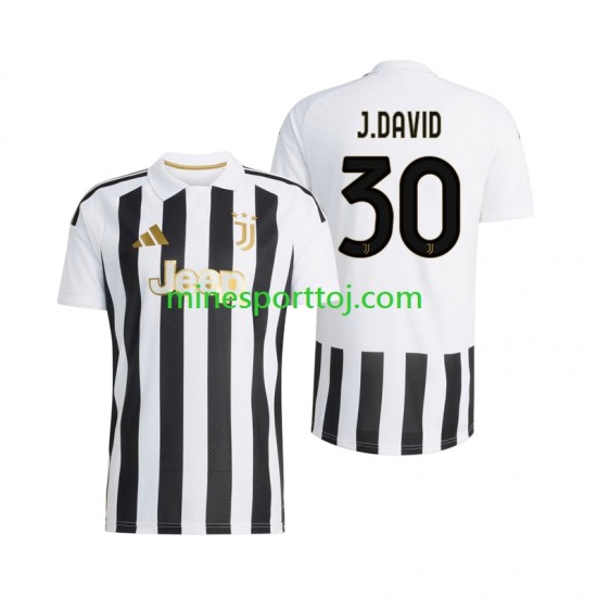 Juventus Jonathan David 30 Herre Hjemmebane Fodboldtrøje 2026-2027 Lange Ærmer