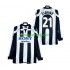 Juventus ZIDANE 21 1997 1998 Herre Retro Hjemmebane Fodboldtrøje med Korte Ærmer