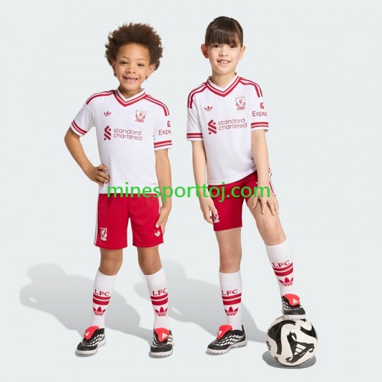Liverpool Børne Udebane Fodboldtrøje 2026-2027 Lange Ærmer