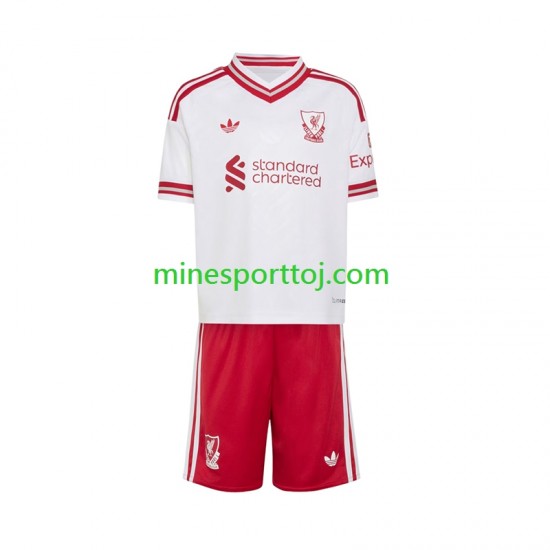 Liverpool Børne Udebane Fodboldtrøje 2026-2027 Lange Ærmer