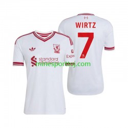 Liverpool Florian Wirtz 7 Herre Udebane Fodboldtrøje 2026-2027 Lange Ærmer