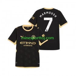 Manchester City Omar Marmoush 7 Herre Udebane Fodboldtrøje 2026-2027 Lange Ærmer