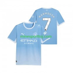 Manchester City Omar Marmoush 7 Herre Hjemmebane Fodboldtrøje 2026-2027 Lange Ærmer