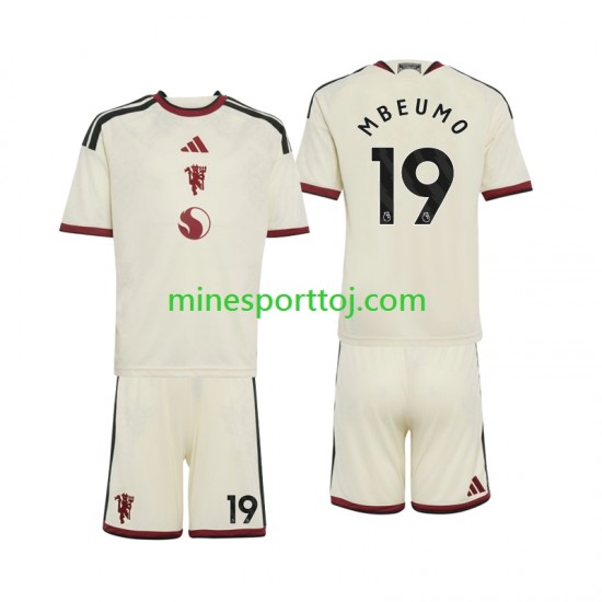 Manchester United Bryan Mbeumo 19 Børne Tredje Fodboldtrøje 2026-2027 Lange Ærmer