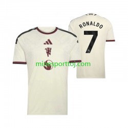 Manchester United Cristiano Ronaldo 7 Herre Tredje Fodboldtrøje 2026-2027 Lange Ærmer
