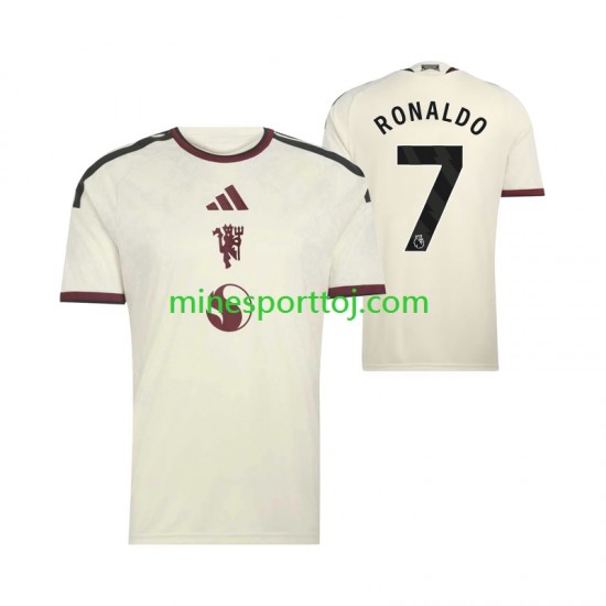 Manchester United Cristiano Ronaldo 7 Herre Tredje Fodboldtrøje 2026-2027 Lange Ærmer