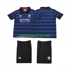 Manchester United 1999 2000 Børne Retro Udebane Fodboldtrøje Lange Ærmer