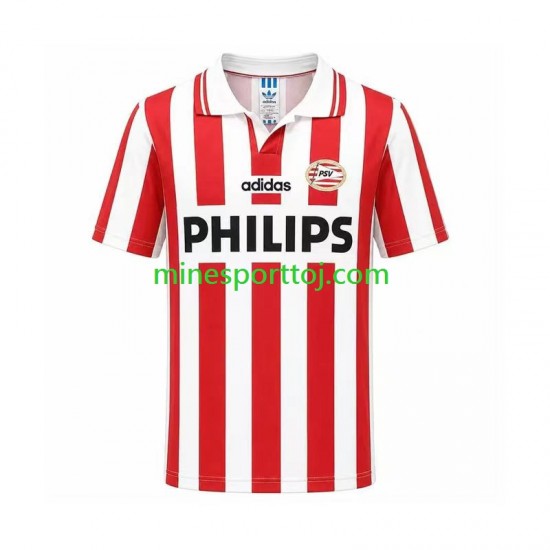 PSV Eindhoven 1994 Herre Retro Hjemmebane Fodboldtrøje Lange Ærmer