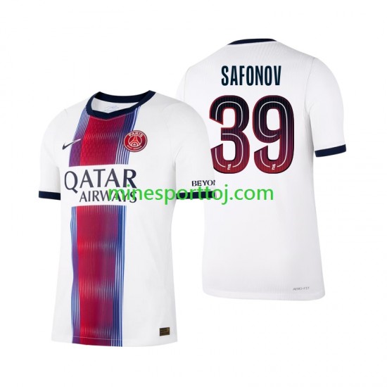 Paris Saint-Germain Matvey Safonov 39 Herre Udebane Fodboldtrøje 2026-2027 Lange Ærmer