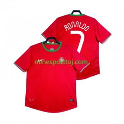 Portugal Cristiano Ronaldo 7 2012 Herre Retro Hjemmebane Fodboldtrøje Lange Ærmer
