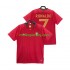 Portugal Cristiano Ronaldo 7 2018 Herre Retro Hjemmebane Fodboldtrøje Lange Ærmer