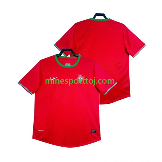 Portugal 2012 Herre Retro Hjemmebane Fodboldtrøje Lange Ærmer