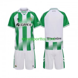 Real Betis Børne Hjemmebane Fodboldtrøje 2026-2027 Lange Ærmer