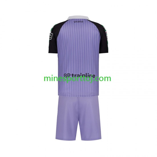 Real Betis Målmand Børne Retro Hjemmebane Fodboldtrøje 2025-2026 Lange Ærmer