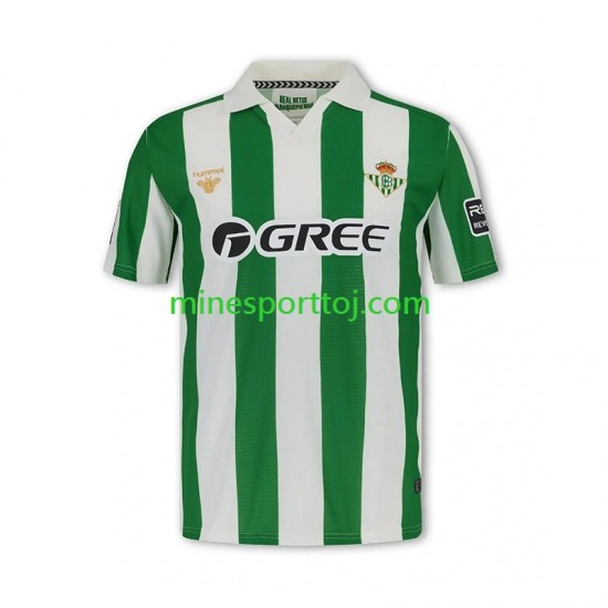 Real Betis Herre Retro Hjemmebane Fodboldtrøje 2025-2026 Lange Ærmer
