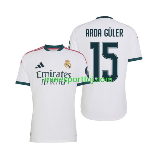 Real Madrid Arda Guler 15 Herre Hjemmebane Fodboldtrøje 2026-2027 Lange Ærmer