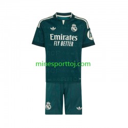 Real Madrid Børne Udebane Fodboldtrøje 2026-2027 Lange Ærmer