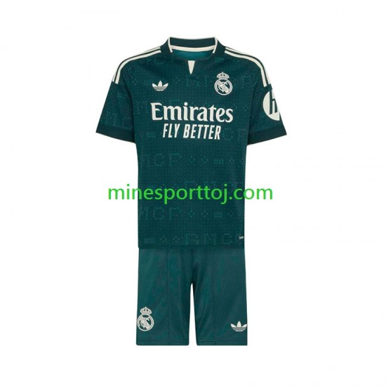 Real Madrid Børne Udebane Fodboldtrøje 2026-2027 Lange Ærmer
