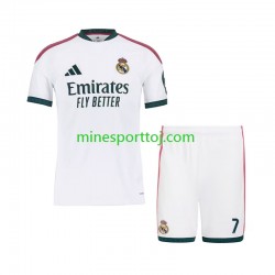 Real Madrid Cristiano Ronaldo 7 Børne Hjemmebane Fodboldtrøje 2026-2027 Lange Ærmer
