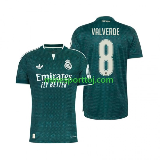 Real Madrid Federico Valverde 8 Herre Udebane Fodboldtrøje 2026-2027 Lange Ærmer